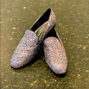 Donald J. Pliner Glitter Smoking Slipper